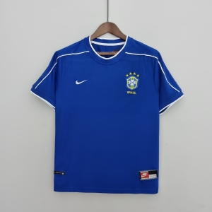 Retro 1998 Brazil away Soccer Jersey