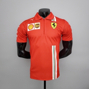 F1 Formula One; Ferrari racing suit Polo red S-5XL