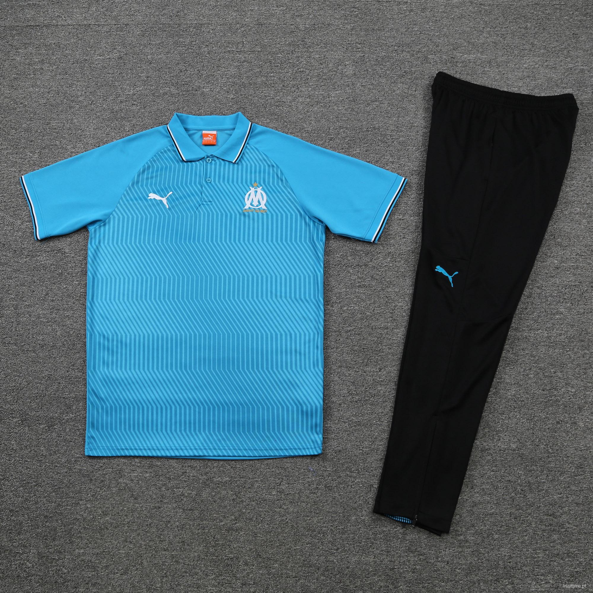 Olympique de Marseille POLO kit Royal Blue (not supported to be sold separately)