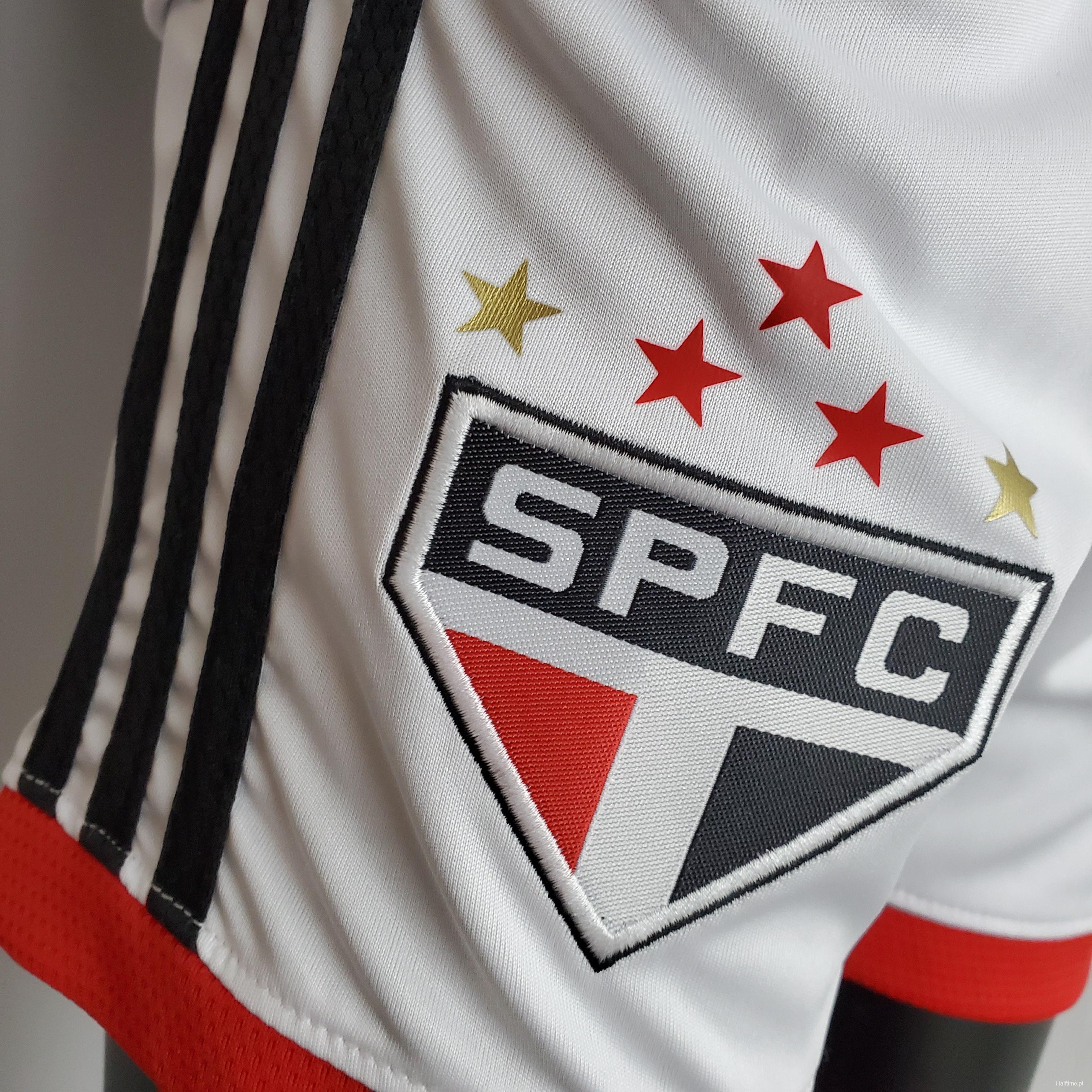 22/23 kids São Paulo home Soccer Jersey