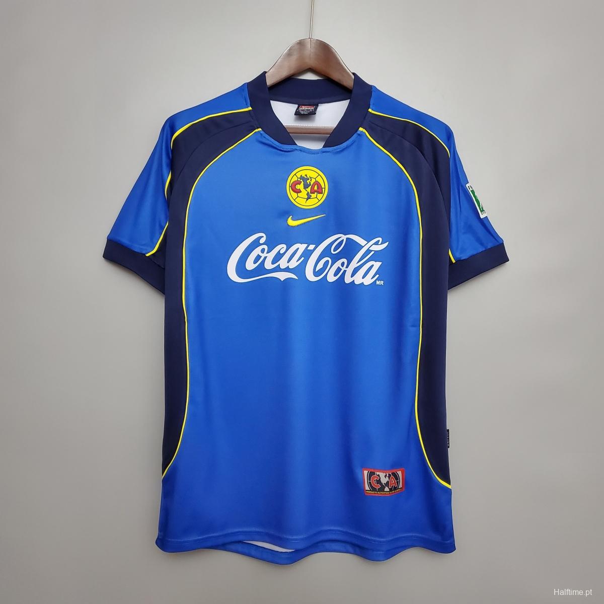 Retro 01/02 Club America away Soccer Jersey