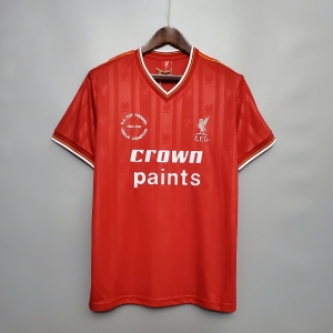 Retro 85/86 Liverpool home Soccer Jersey