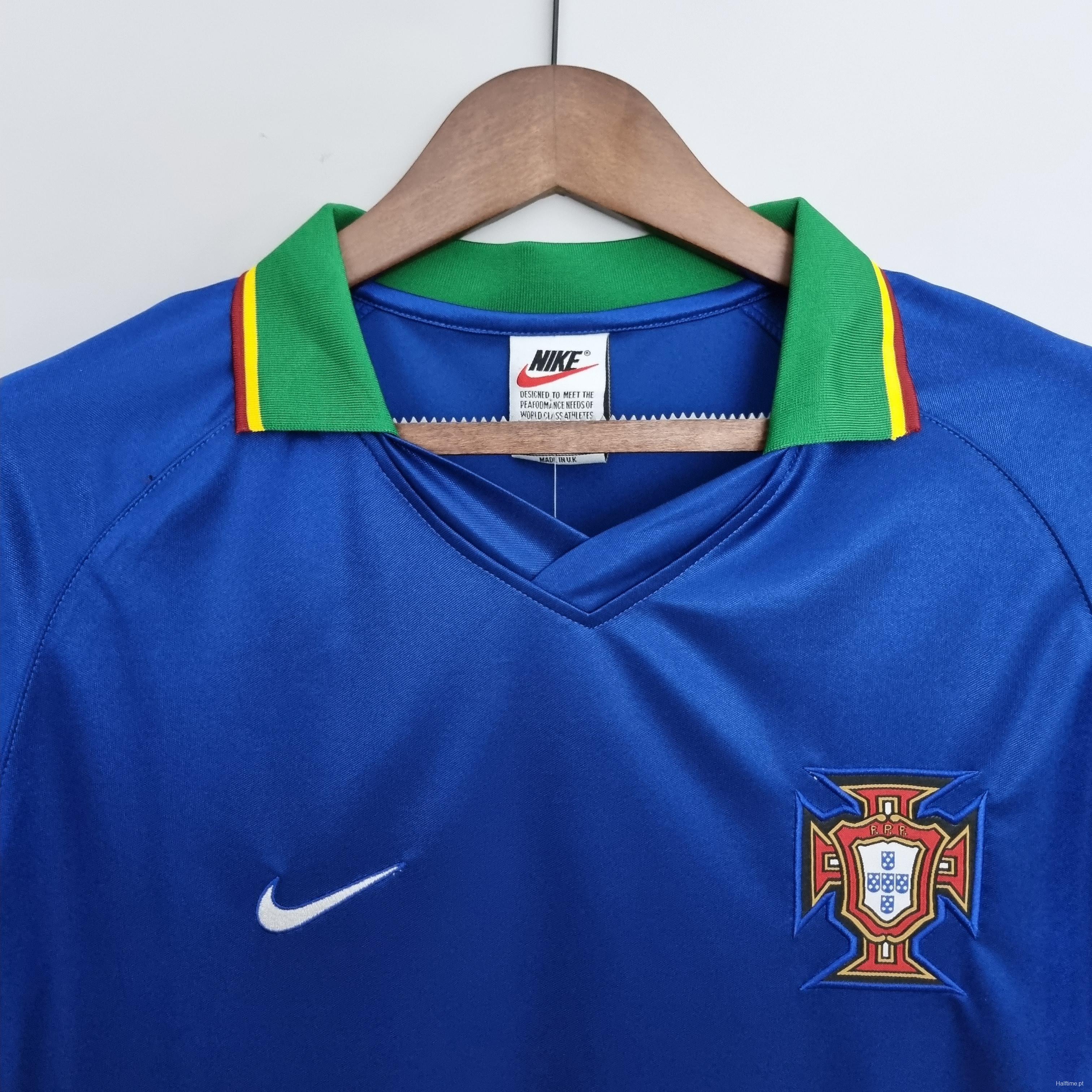 Retro 1998 Portugal away Soccer Jersey