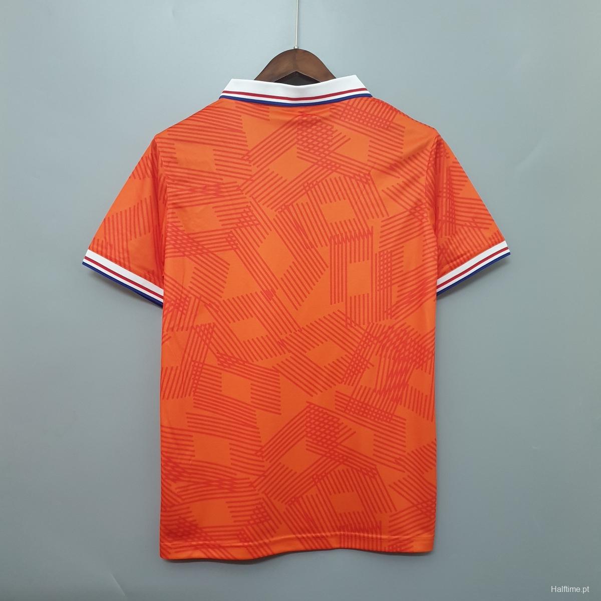 Netherlands 1991 retro shirt home Soccer Jersey