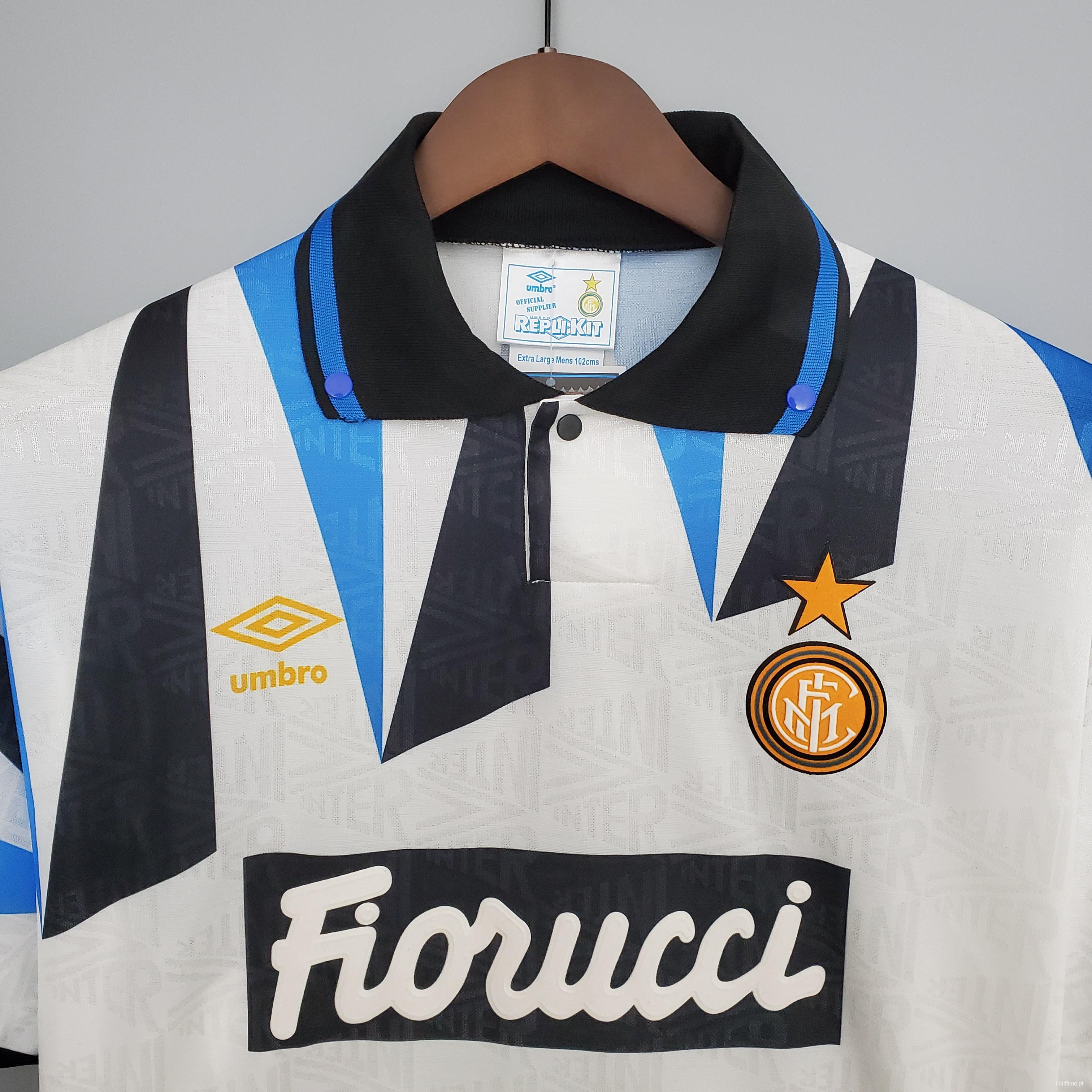 Retro Inter Milan 92/93 Away Soccer Jersey