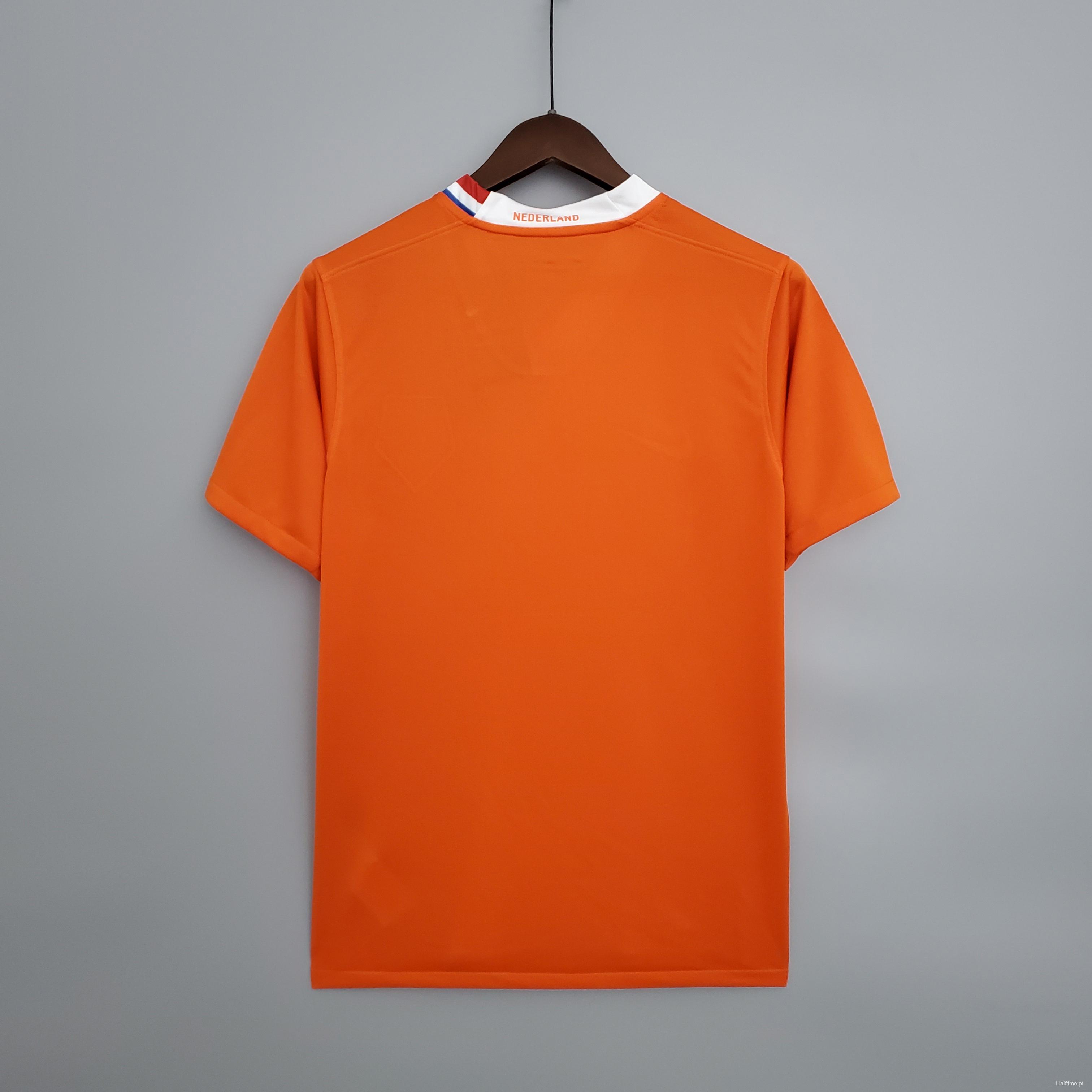 Retro Netherlands 2008 home Soccer Jersey