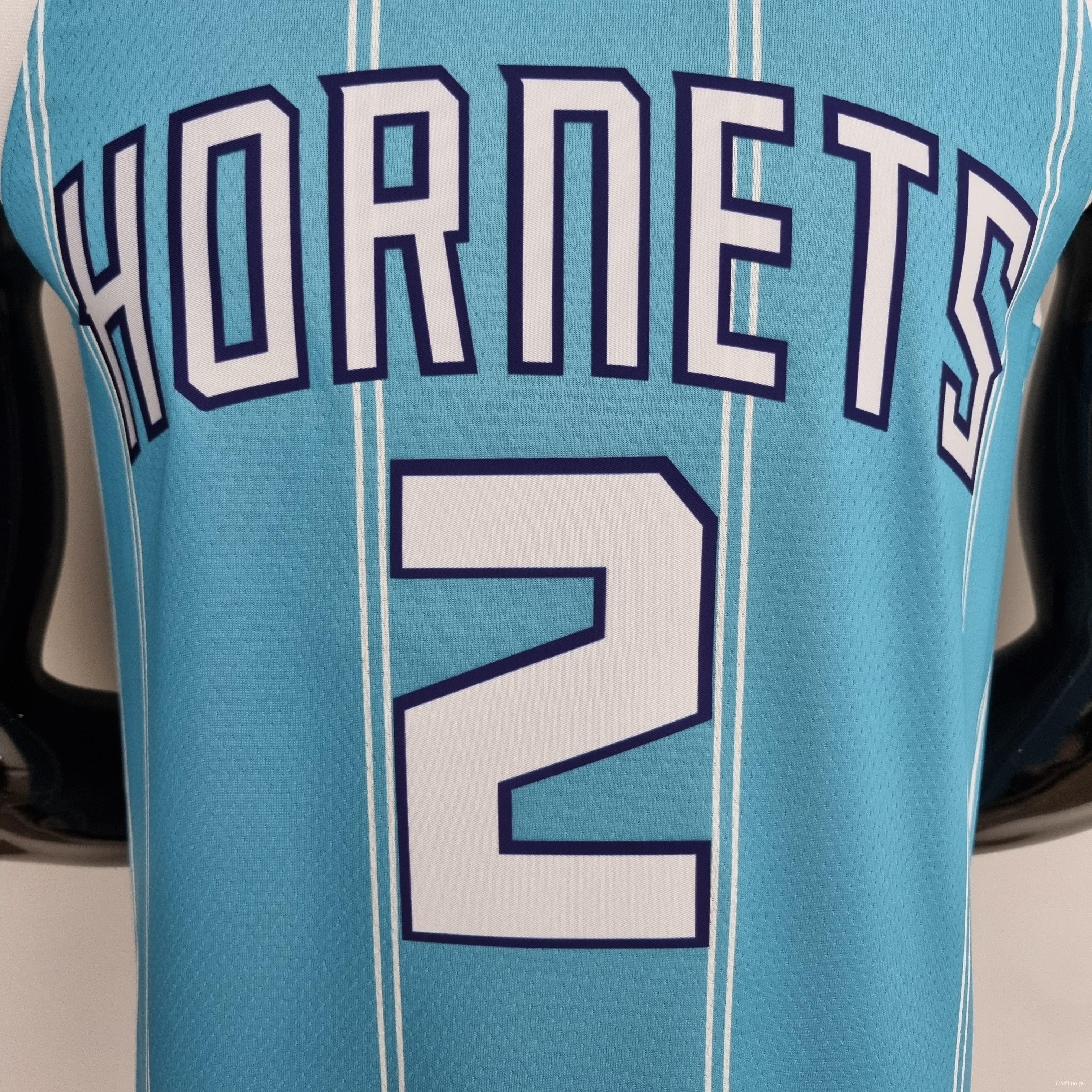 75th Anniversary Ball #2 Charlotte Hornets Blue NBA Jersey