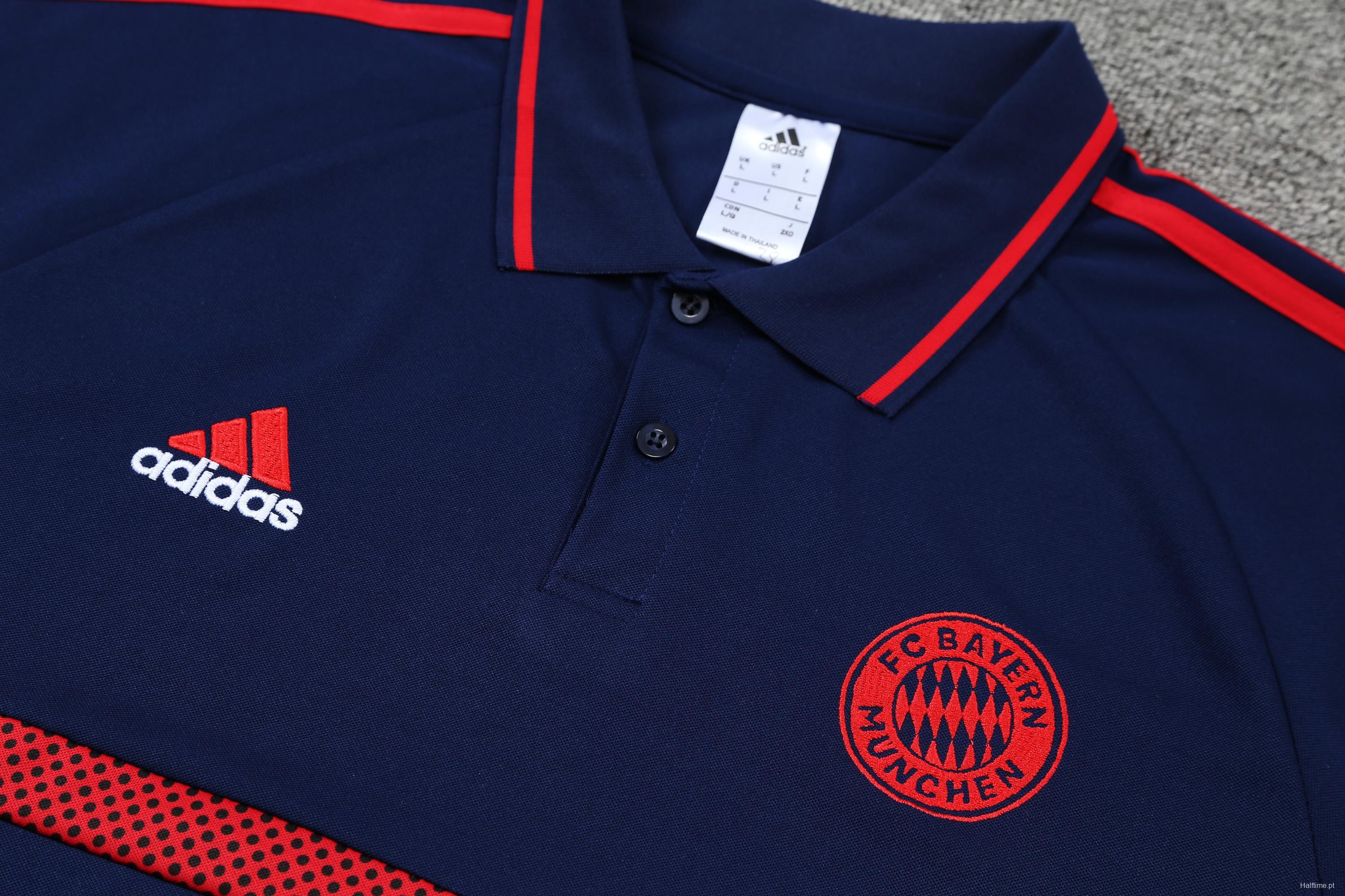 Bayern Munich POLO kit dark blue and red stripes (not supported to be sold separately)