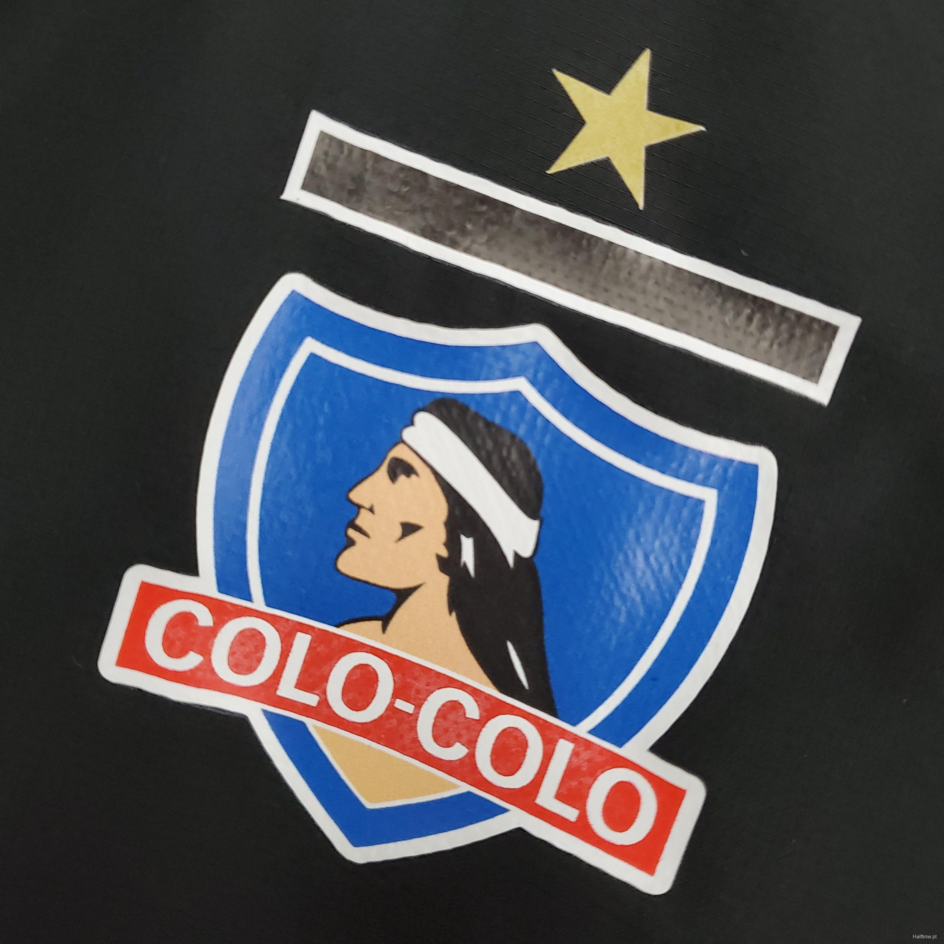 2022 Colo Colo Windbreaker Black Soccer Jersey