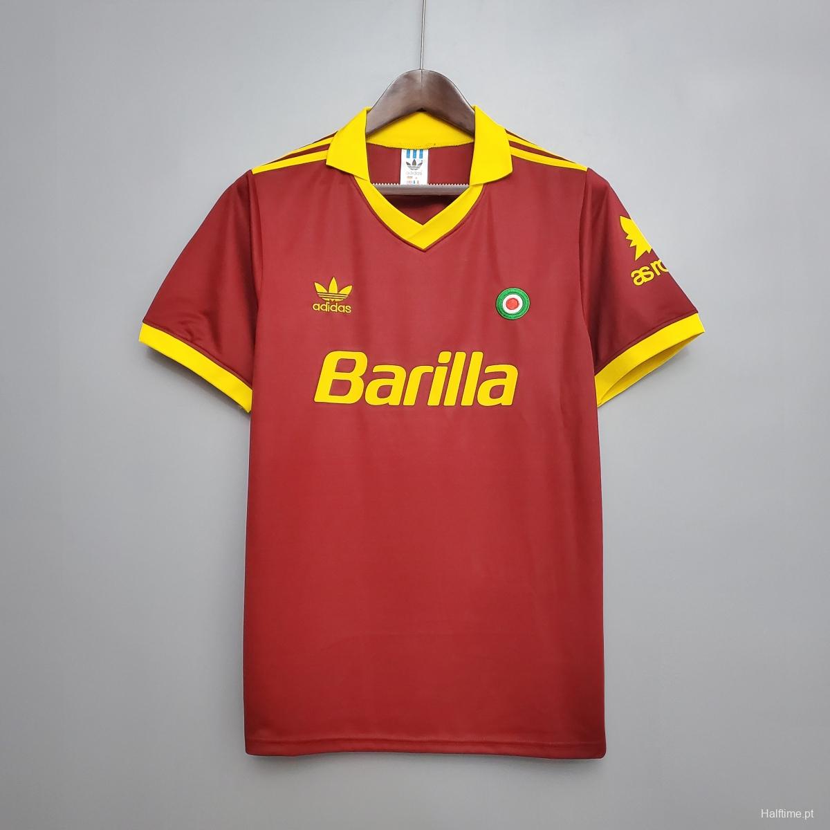 Retro Roma 91/92 home Soccer Jersey