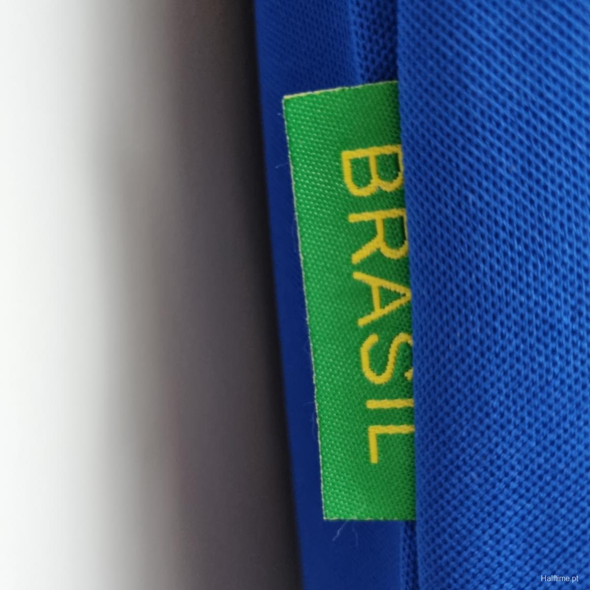 Retro 1998 Brazil away Soccer Jersey