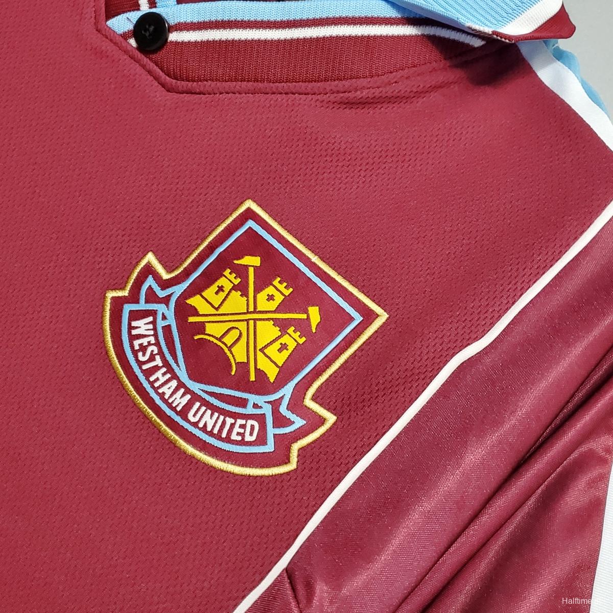 Retro 99/01 West Ham United home Soccer Jersey