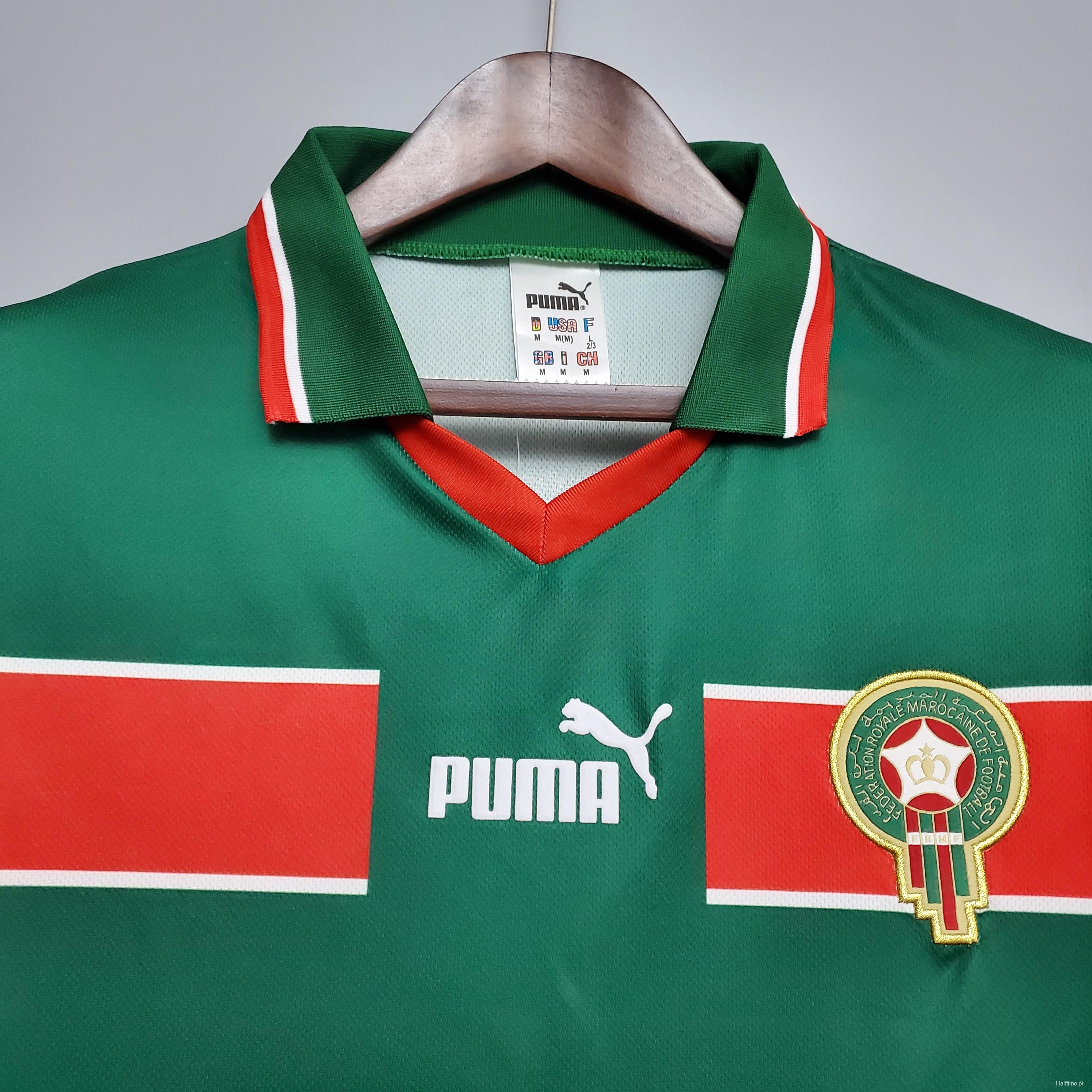 Retro 1998 Morocco home Soccer Jersey