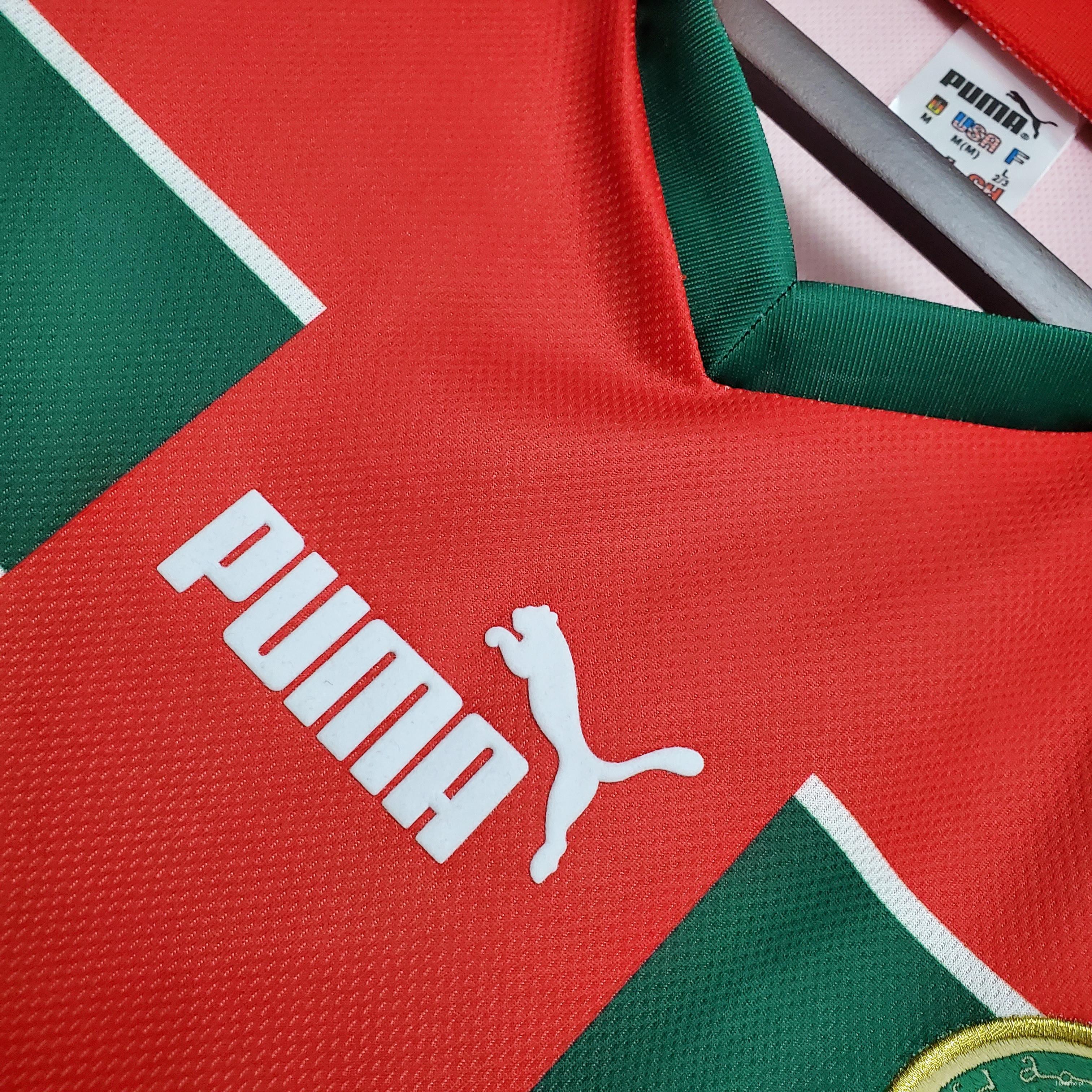 Retro 1998 Morocco away Soccer Jersey