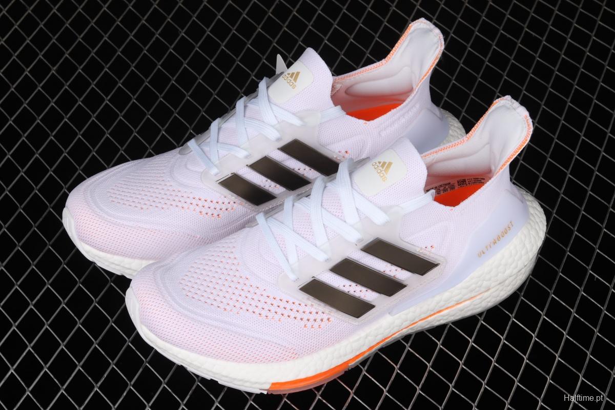 Adidas Ultra Boost 21 Consortium S23840 Das new 7.0 thick soled popcorn running shoes Halftime