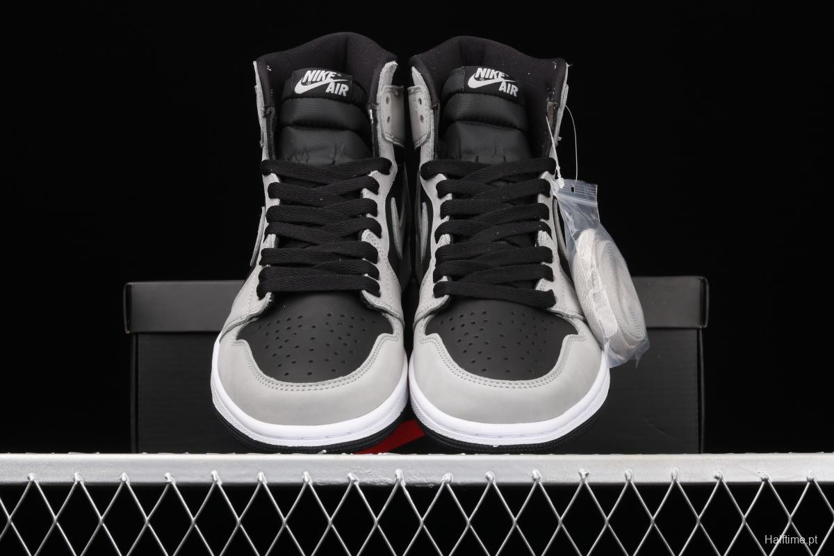 Air Jordan 1 High Gao Bang Gray Panda 555088-035