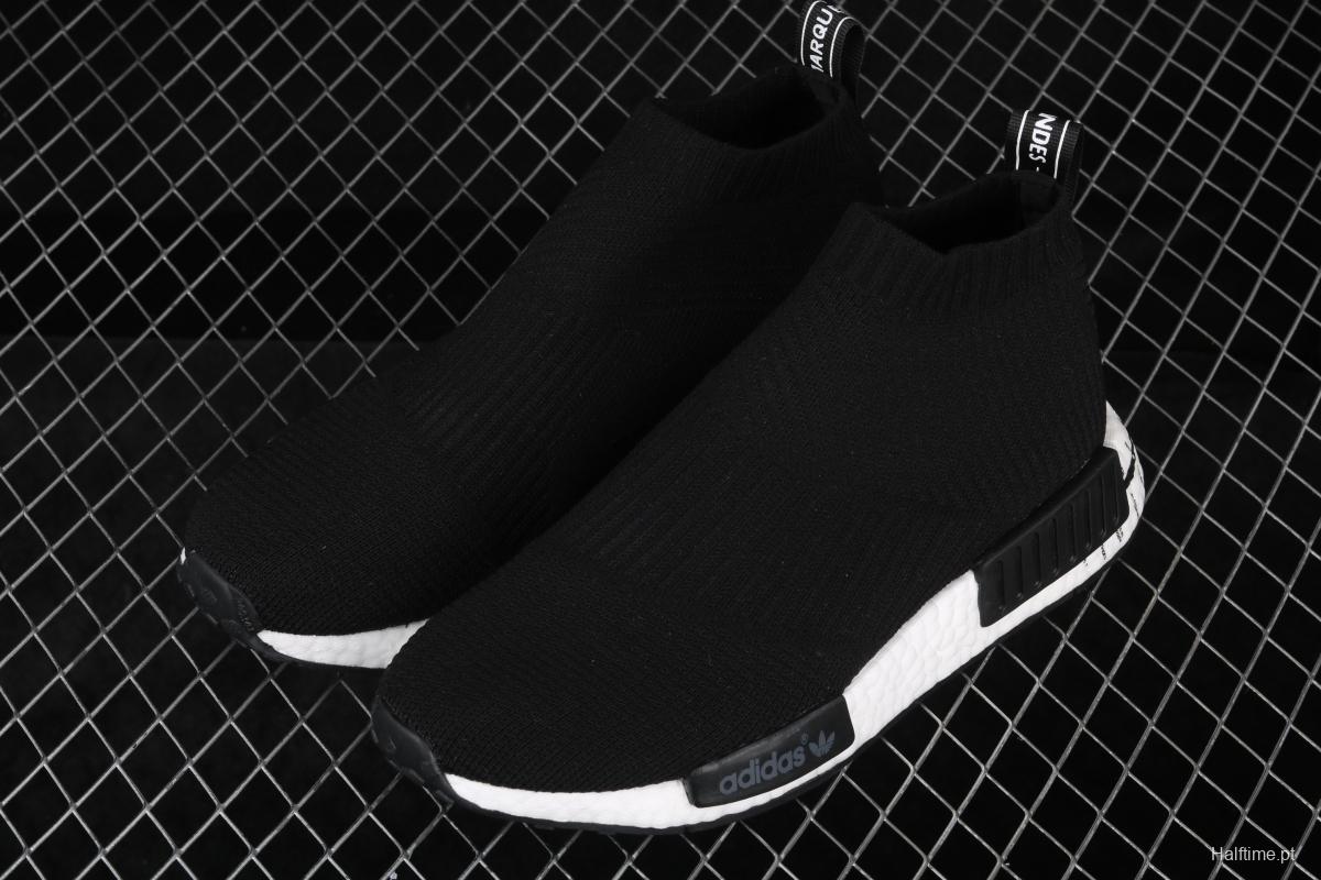 Adidas NMD CS1 competes for White Black BD7733 stretch knitted sock shoes Halftime