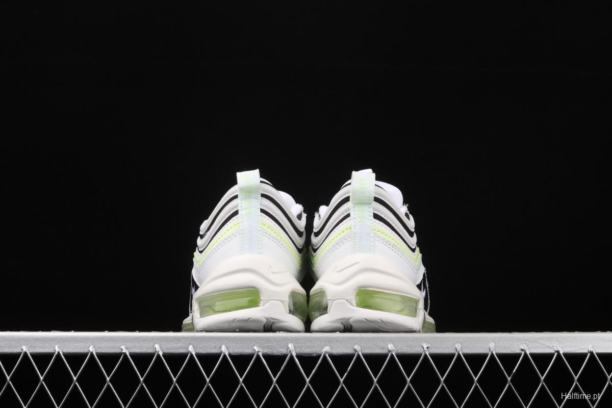 NIKE Air Max 97 XL 3M reflective white and green air cushion running shoes 921733-105