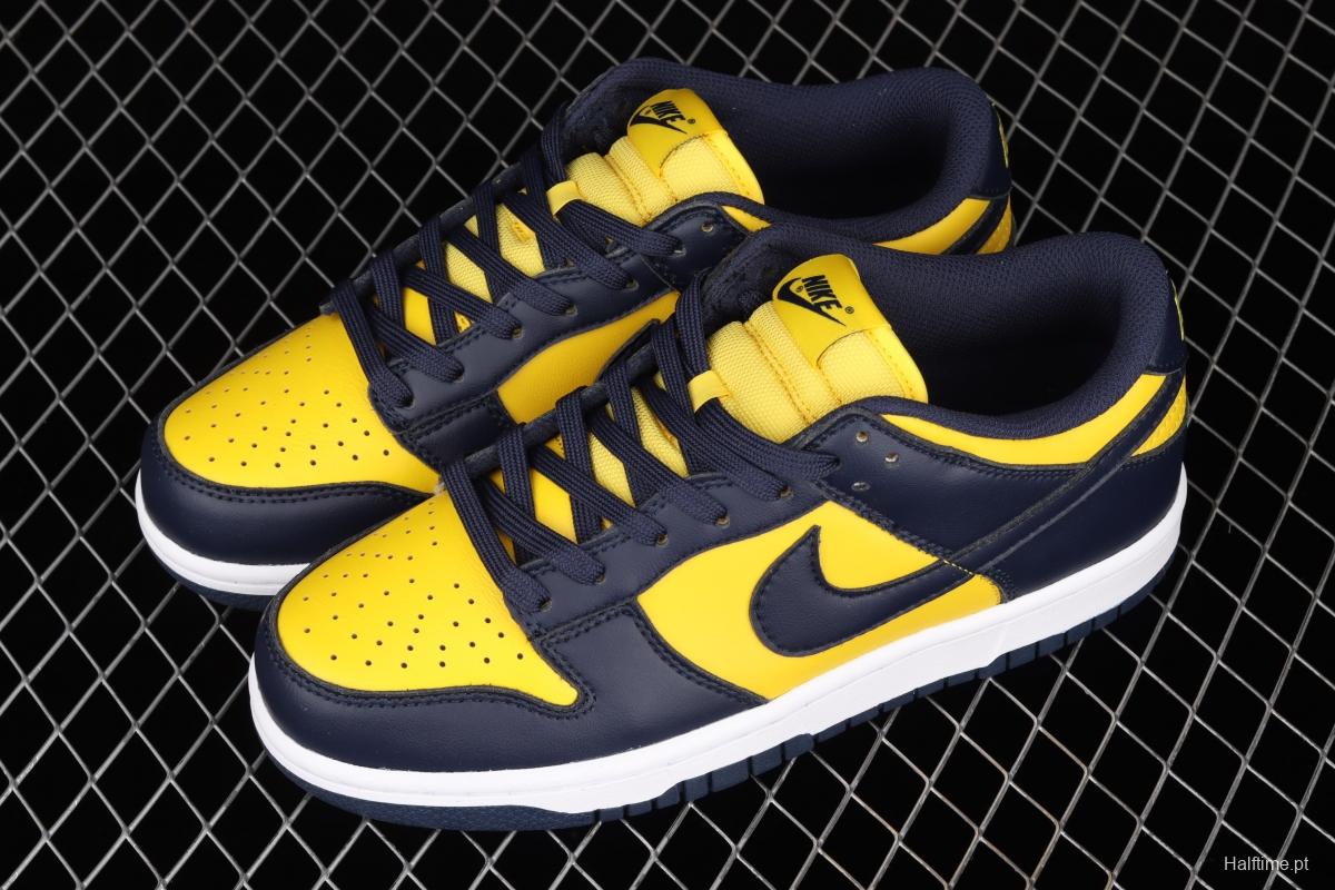 NIKE SB DUNK Low Michigan Michigan color buckle broken backboard fashion casual board shoes DD1391-700