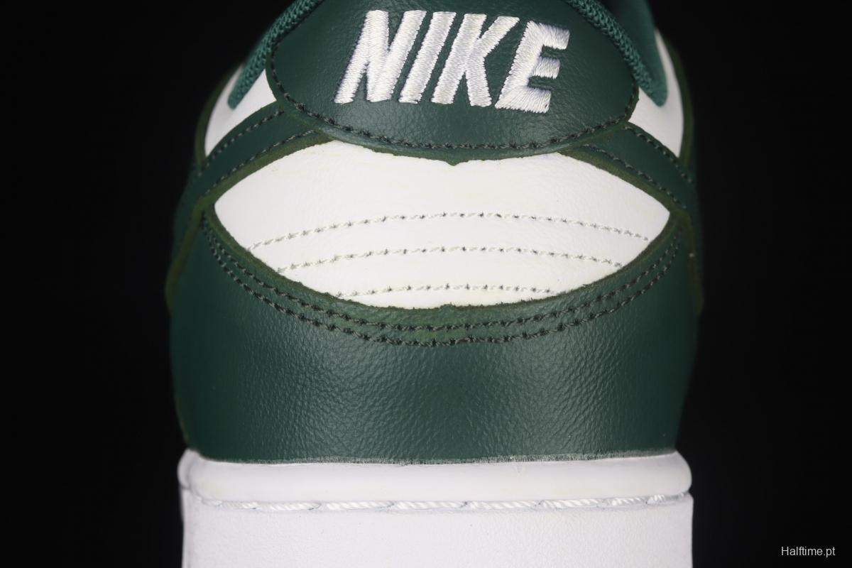 NIKE SB DUNK Low Team Green Michigan White and Green Slam Dunk Series low side Leisure Sports Skateboard shoes DD1391-101