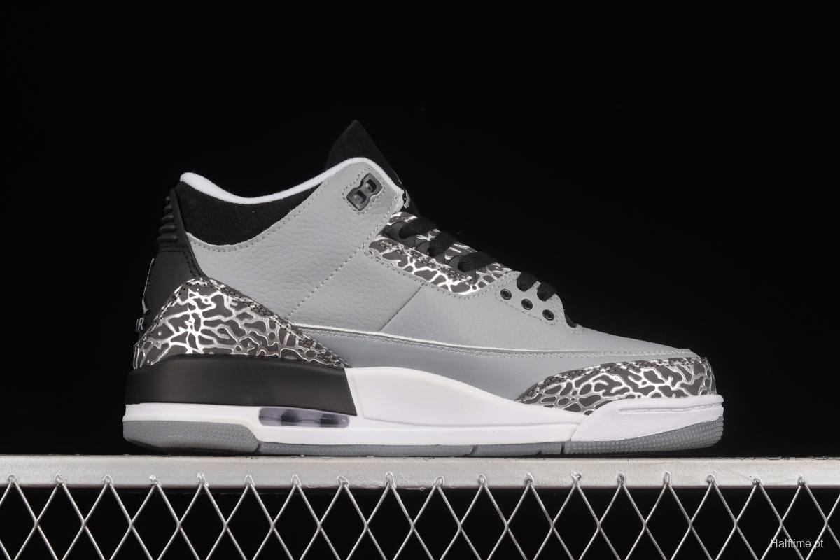 Air Jordan 3 Wolf Grey AJ3 Joe 3 Wolf Grey 136064-004