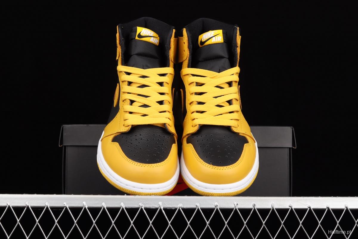 Air Jordan 1 High OG Pollen black and yellow 555088-701