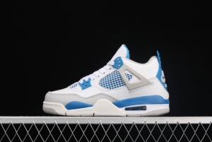 Air Jordan 4 Retro Military Blue White Blue 308497-105