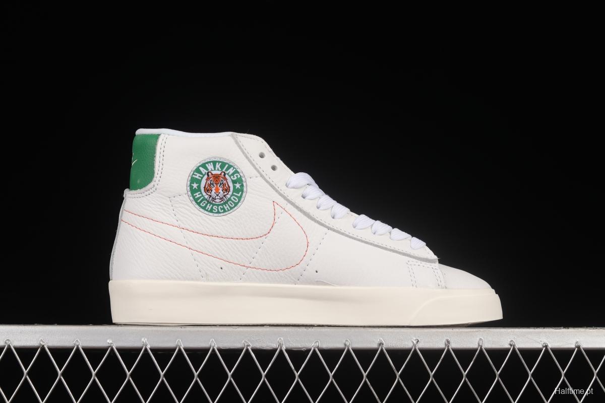 Stranger Things x NIKE Blazer Mid QS HH Trailblazer High Top Casual Sneakers CJ6101-100