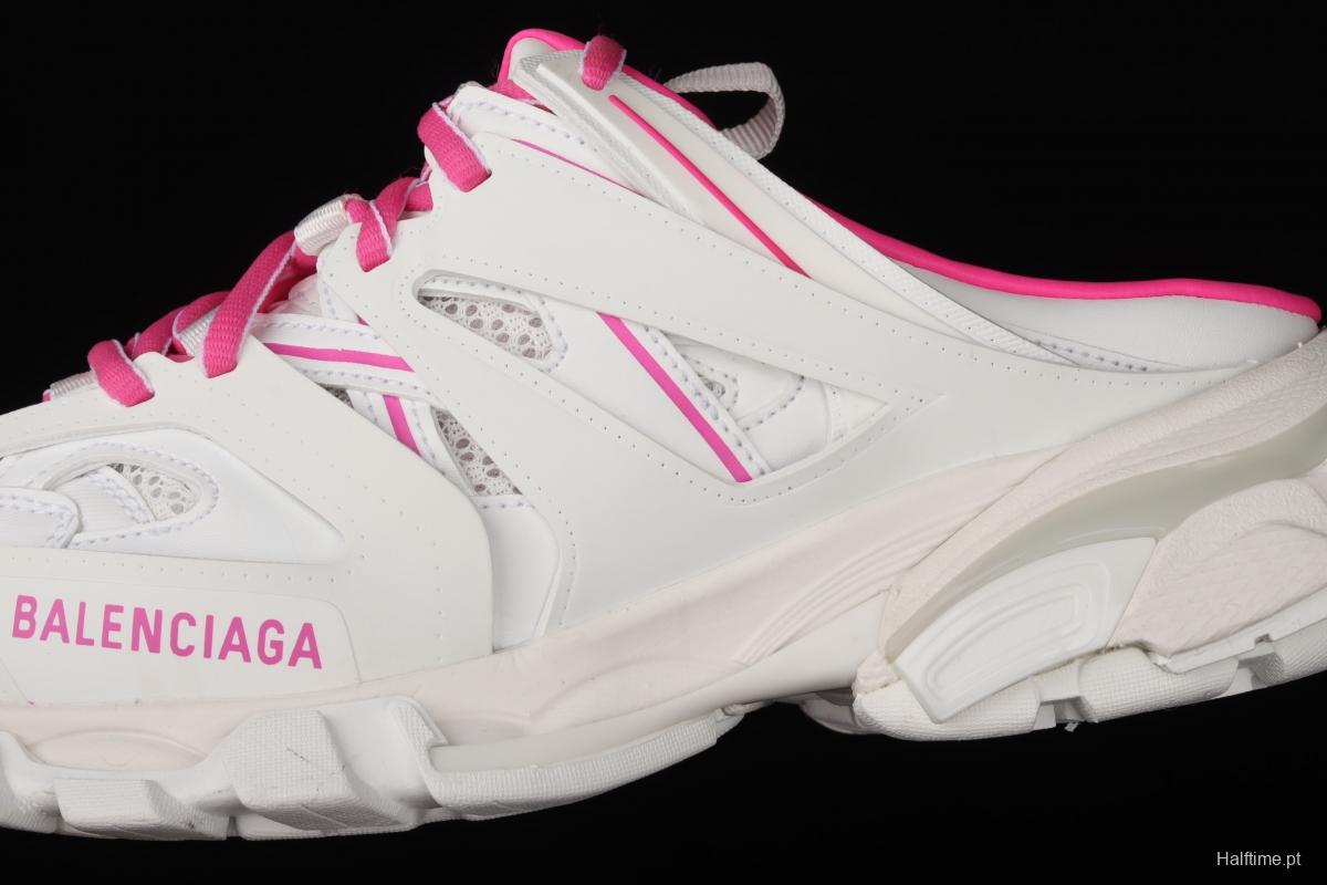 Balenciaga Sneaker Tess s.Gomma MAILLE WHITE/ORANGE 2021ss 3.0 three-generation outdoor concept shoes semi-drag W3CP69055