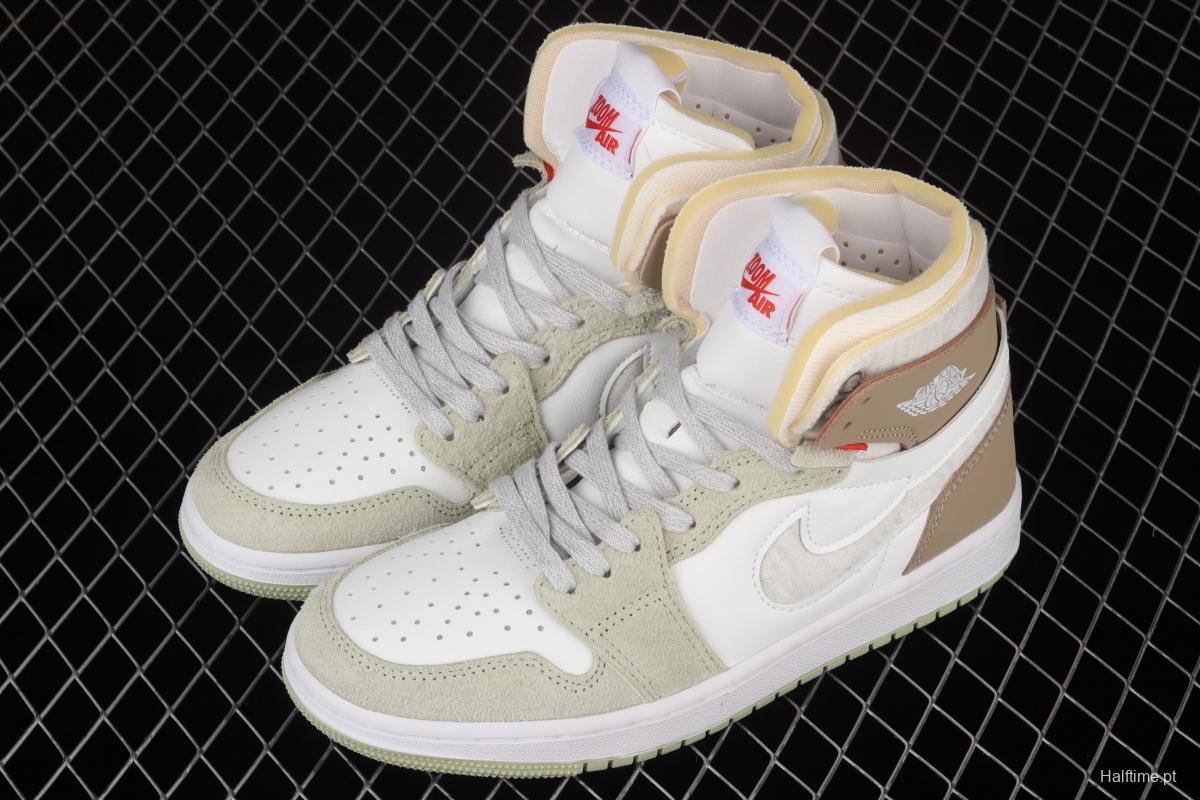 Air Jordan 1 Zoom Air CMFT Milk Brown CT0979-102