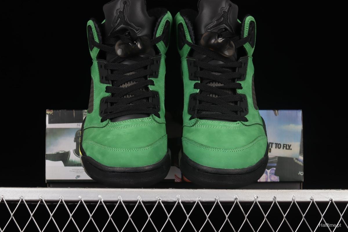 Air Jordan 5 SE Oregon Ducks Oregon Apple Green CK6631-307