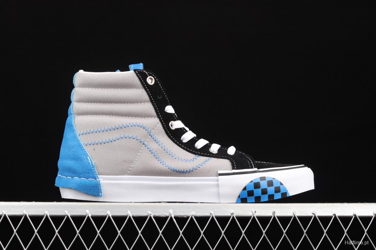 Vans SK8-Hi Reissue Ca Vance deconstructs and splices VN0A3WM15FC of high-top vulcanized shoes