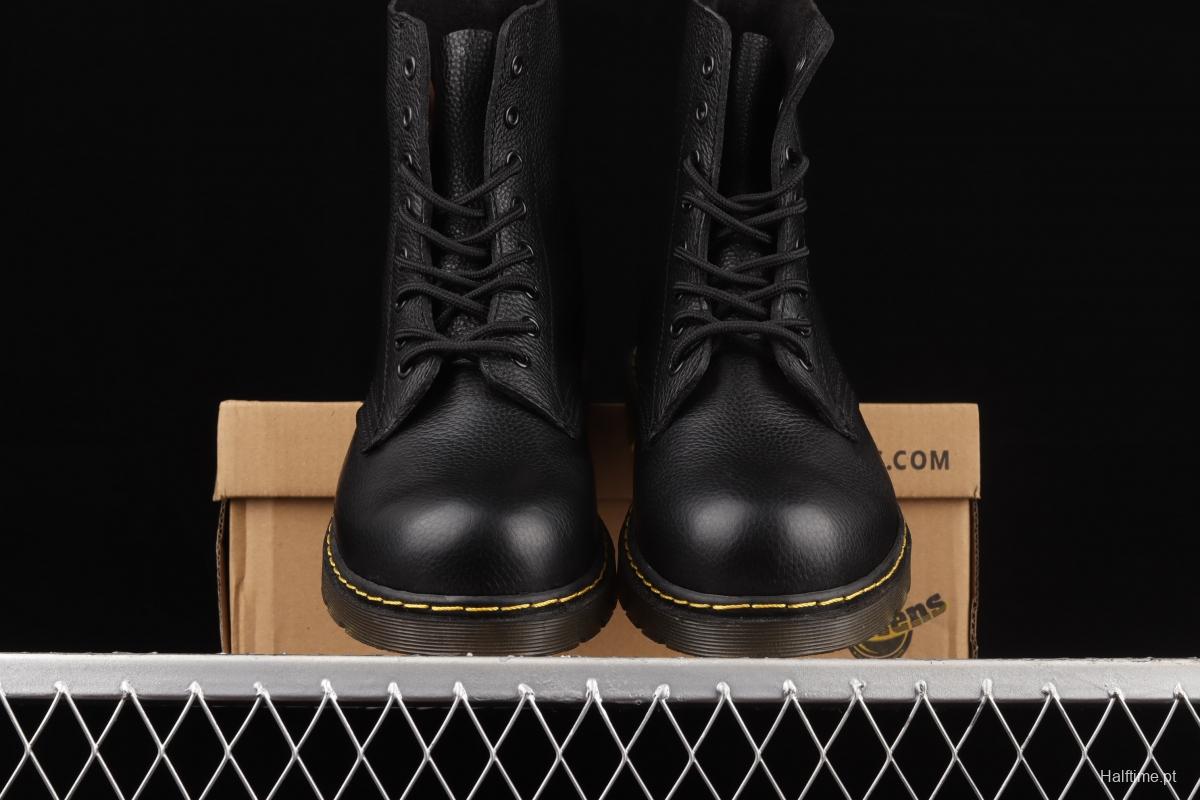 Dr.martens Martin Boot 1460 Series Litchi pattern soft Leather Gao Bang R11822206