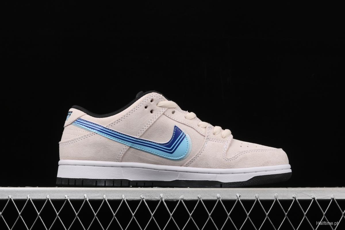 NIKE DUNK SB Low Pro road travel blue hook white blue low-top men's casual board shoes CT6688-200