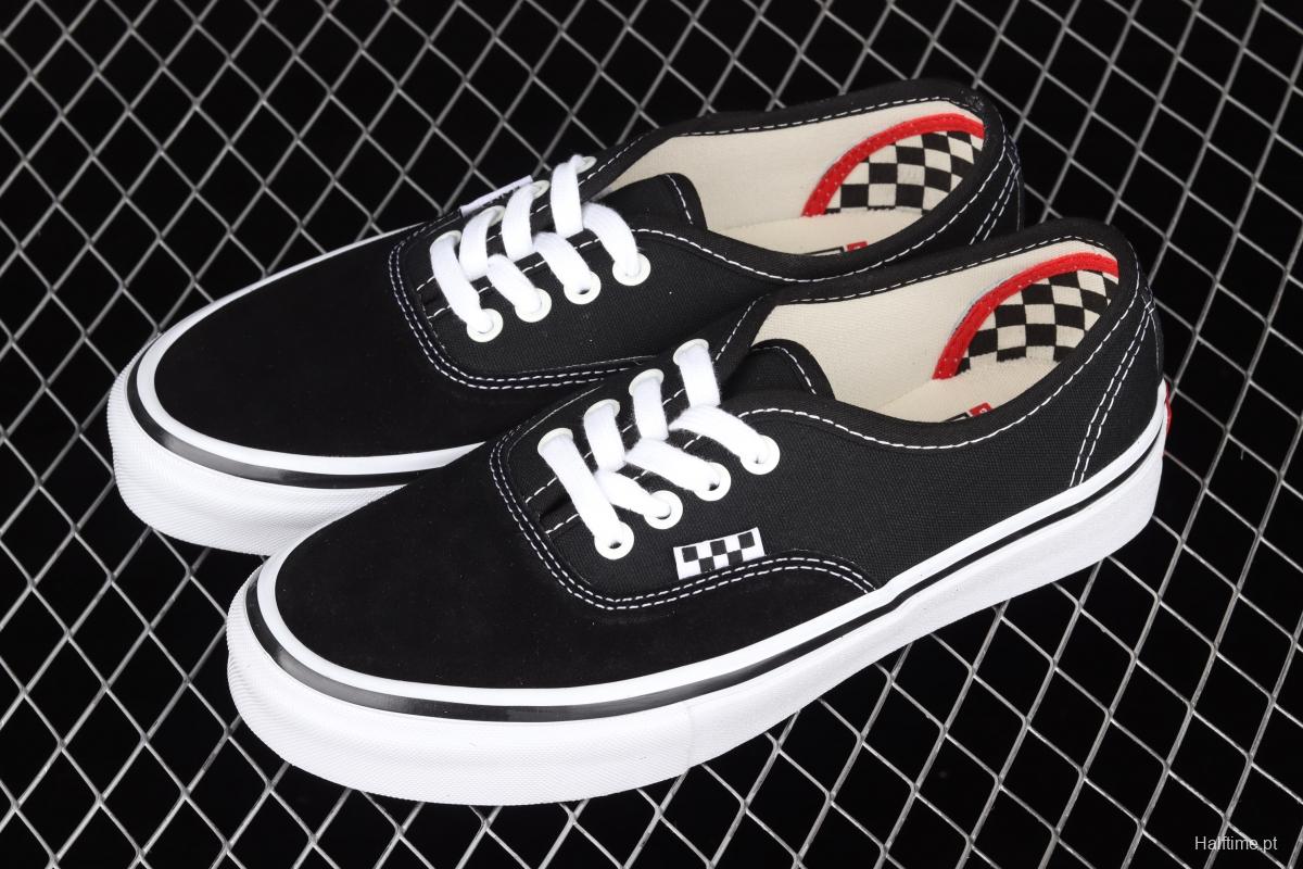 Vans Skate Authentic series classic black and white low-top casual board shoes VN0A5FC8Y28