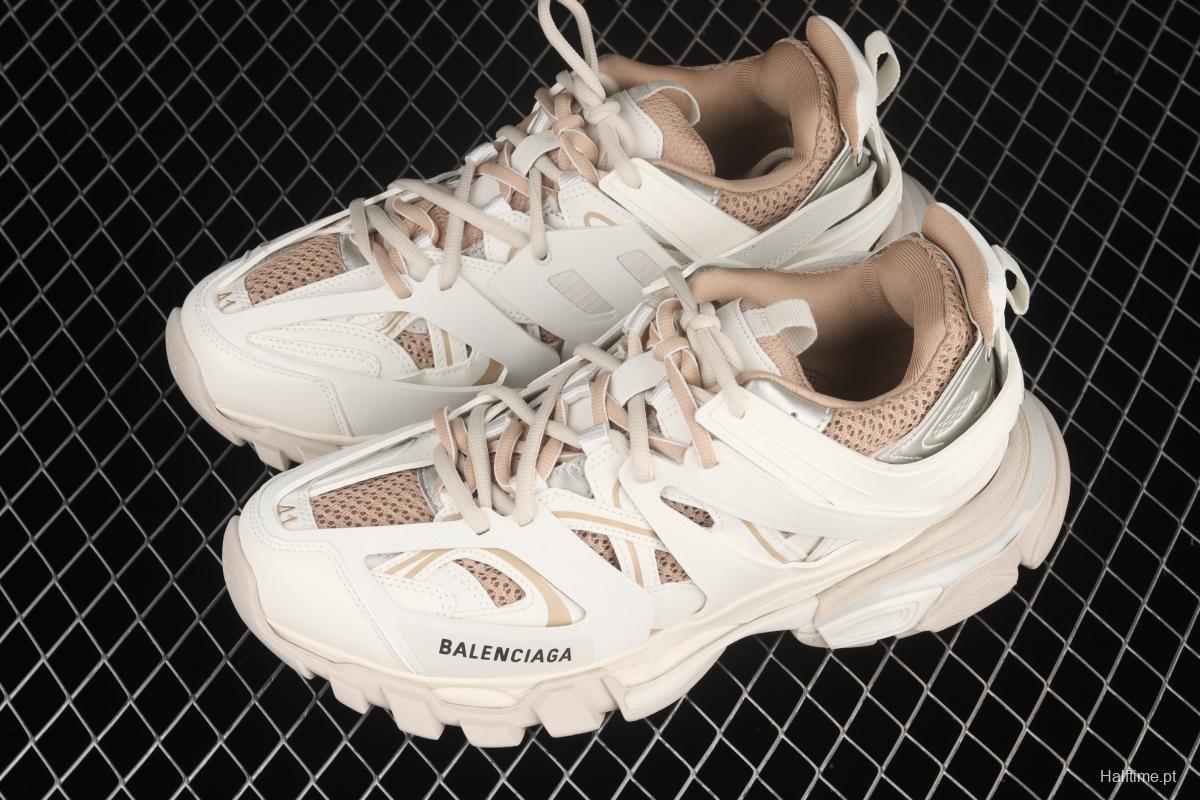 Balenciaga Sneaker Tess s.Gomma Res BI ALV/TIS EFF NUBUK/TIS E 2020 latest color matching trend running shoes W3AC49062