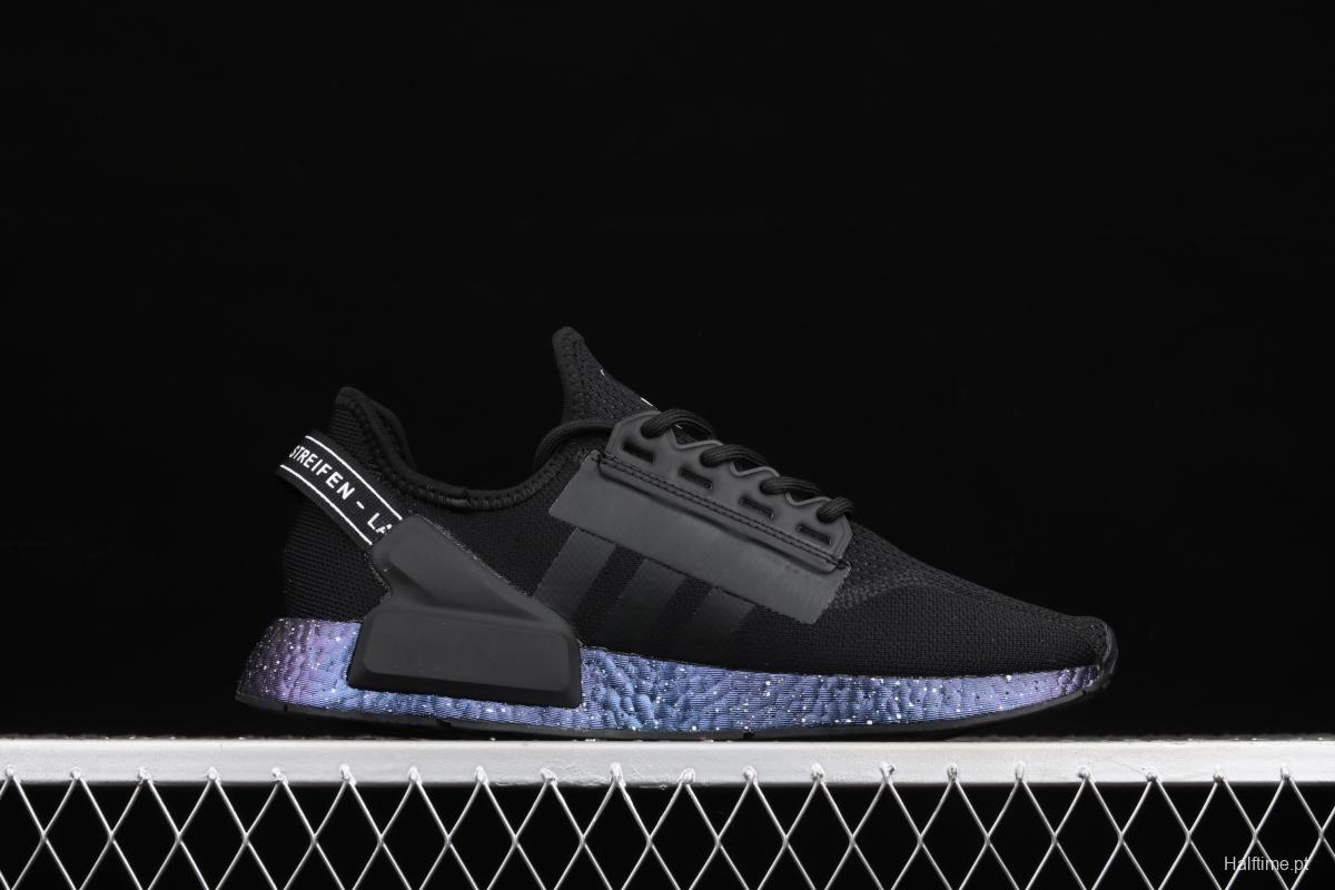 Adidas NMD R1 Boost V2 GX5164 second generation elastic knitted face running shoes