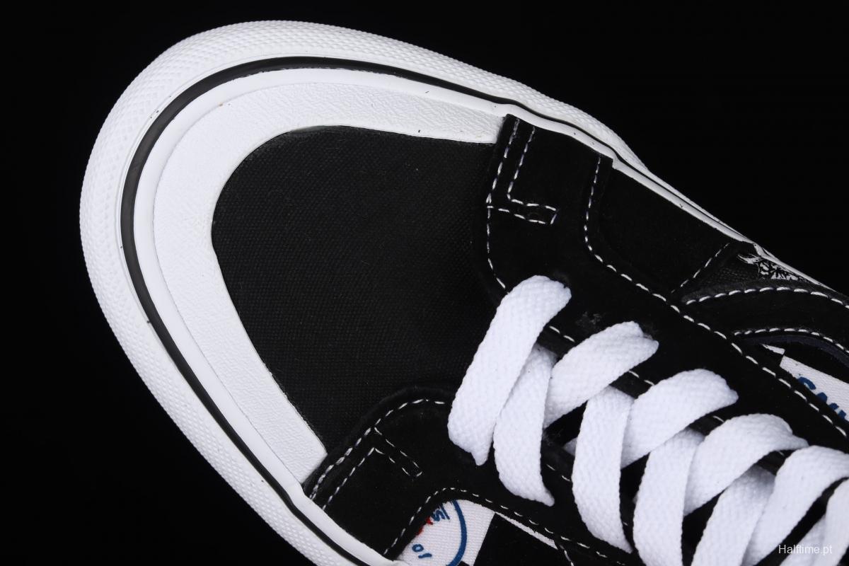 Vans Sk8-Hi 138Decon logo printed side stripes high-end casual high-upper shoes VN0A3MV13P0