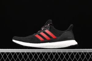 Adidas Ultra Boost 4. 0 Black Red F35231 Das fourth generation knitted striped black and red UB