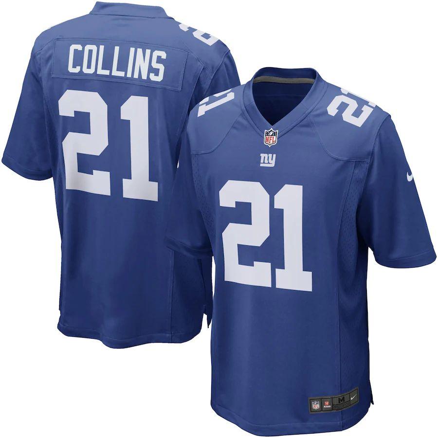 Men's Landon Collins Blue Player Limited Team Jersey