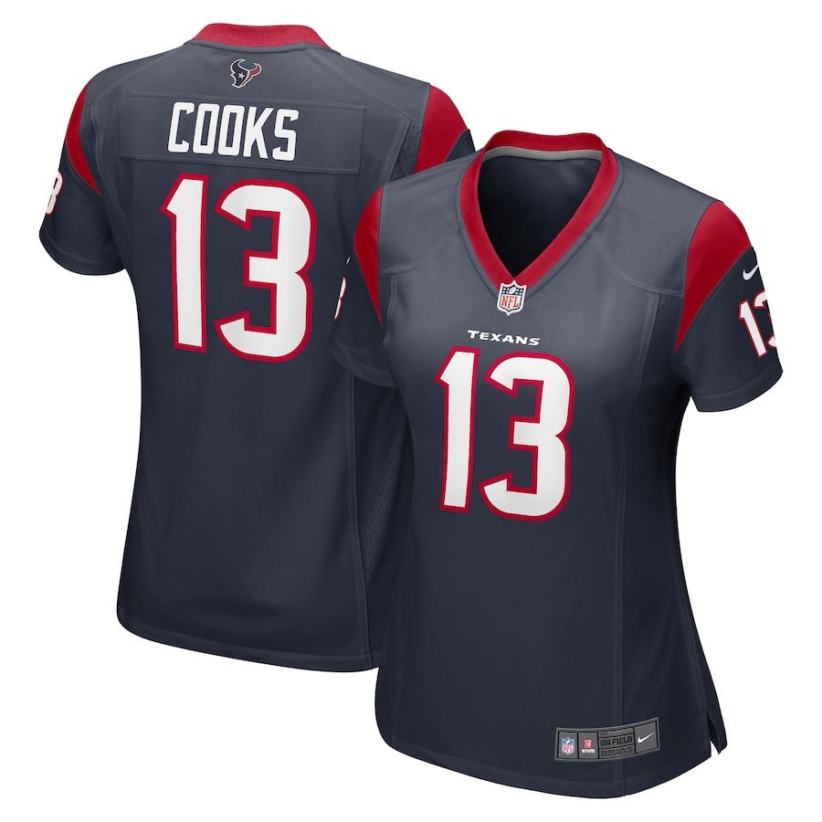 Women's Brandin Cooks Navy Player Limited Team Jersey