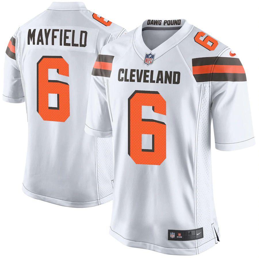 Youth Baker Mayfield White Player Limited Team Jersey - Halftime