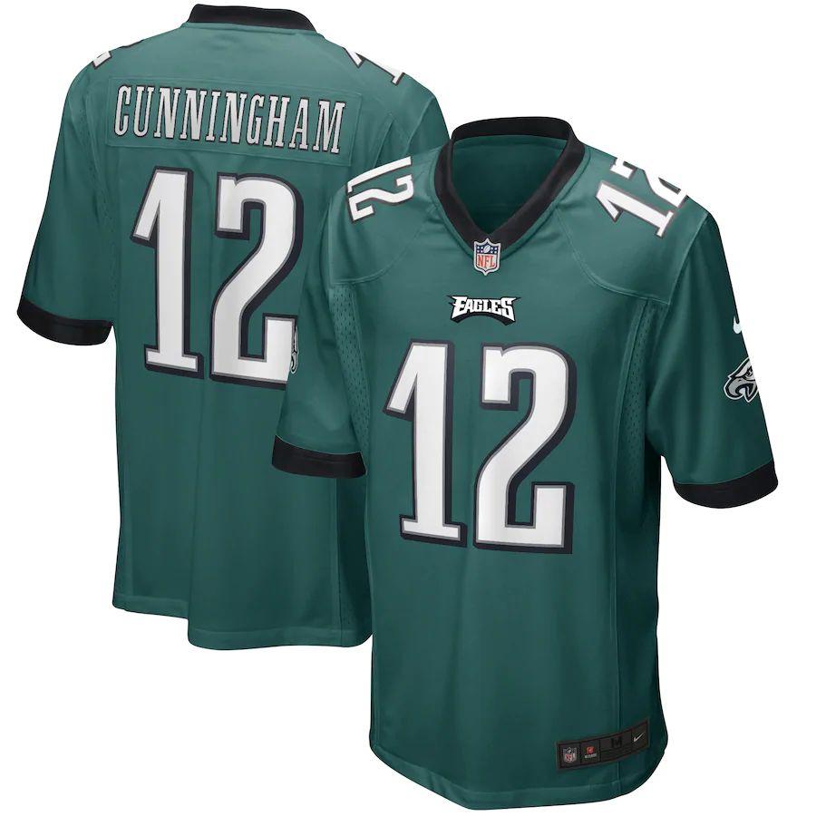 Men's Randall Cunningham Midnight Green Retired Player Limited Team Jersey