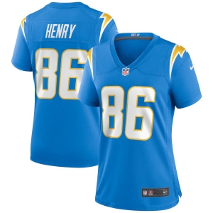 Women's Hunter Henry Powder Blue Player Limited Team Jersey