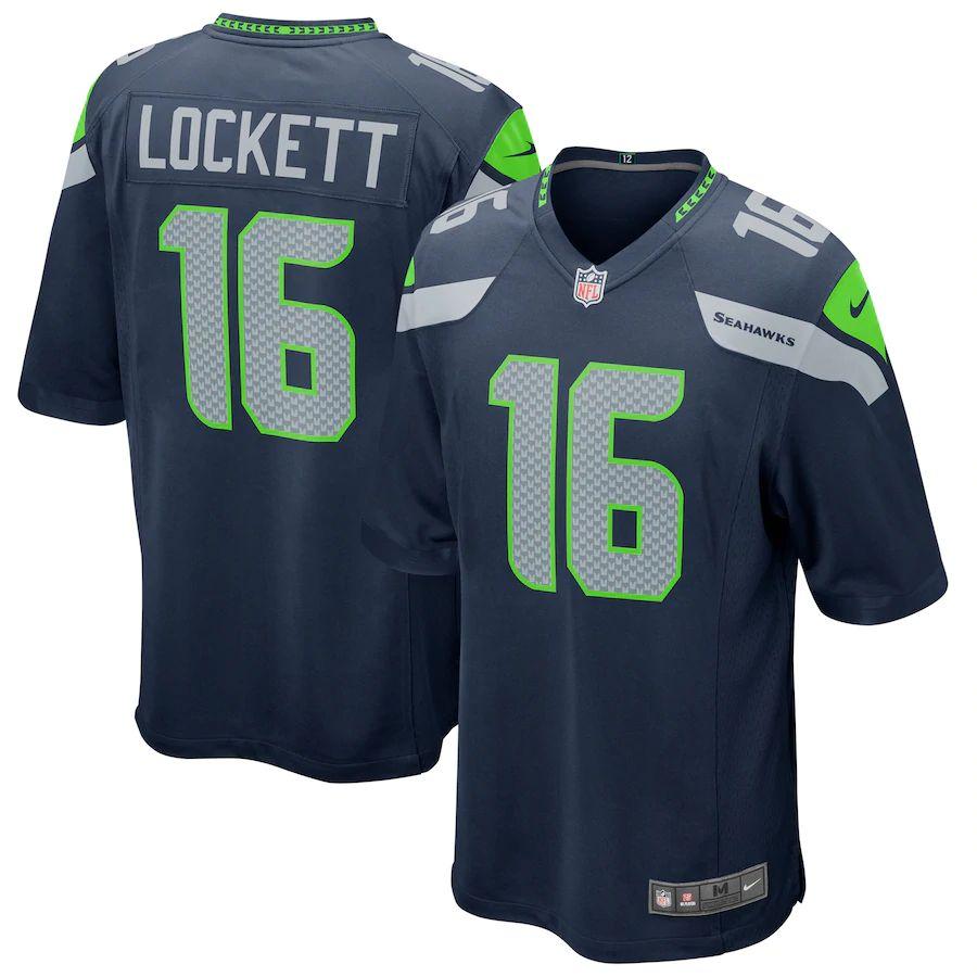 Men's Tyler Lockett College Navy Player Limited Team Jersey