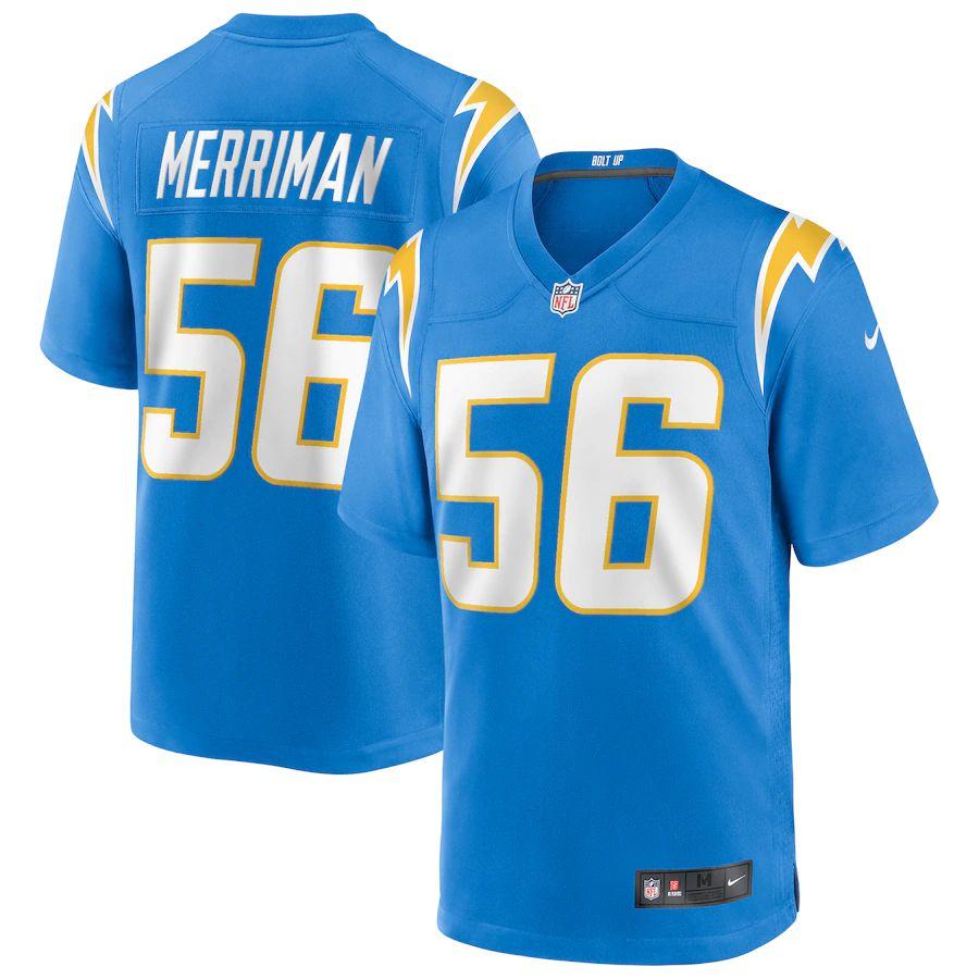 Men's Shawne Merriman Powder Blue Retired Player Limited Team Jersey