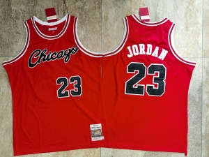 Men's Michael Jordan Red Retro Classic Team Jersey