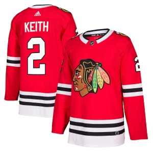 Youth Duncan Keith Red Player Team Jersey