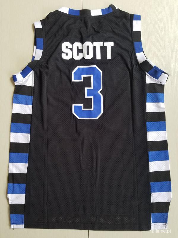 Antwon Skills Taylor 3 One Tree Hill Ravens Black Basketball Jersey