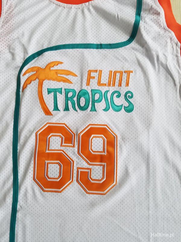 Downtown Funky Stuff Malone Flint Tropics Semi Pro Team Basketball Jersey New